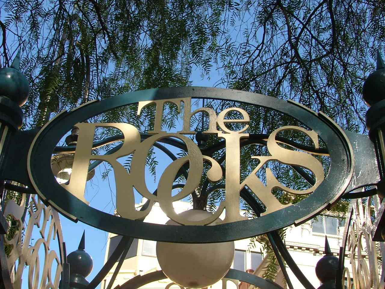 The Rocks sign in Sydney