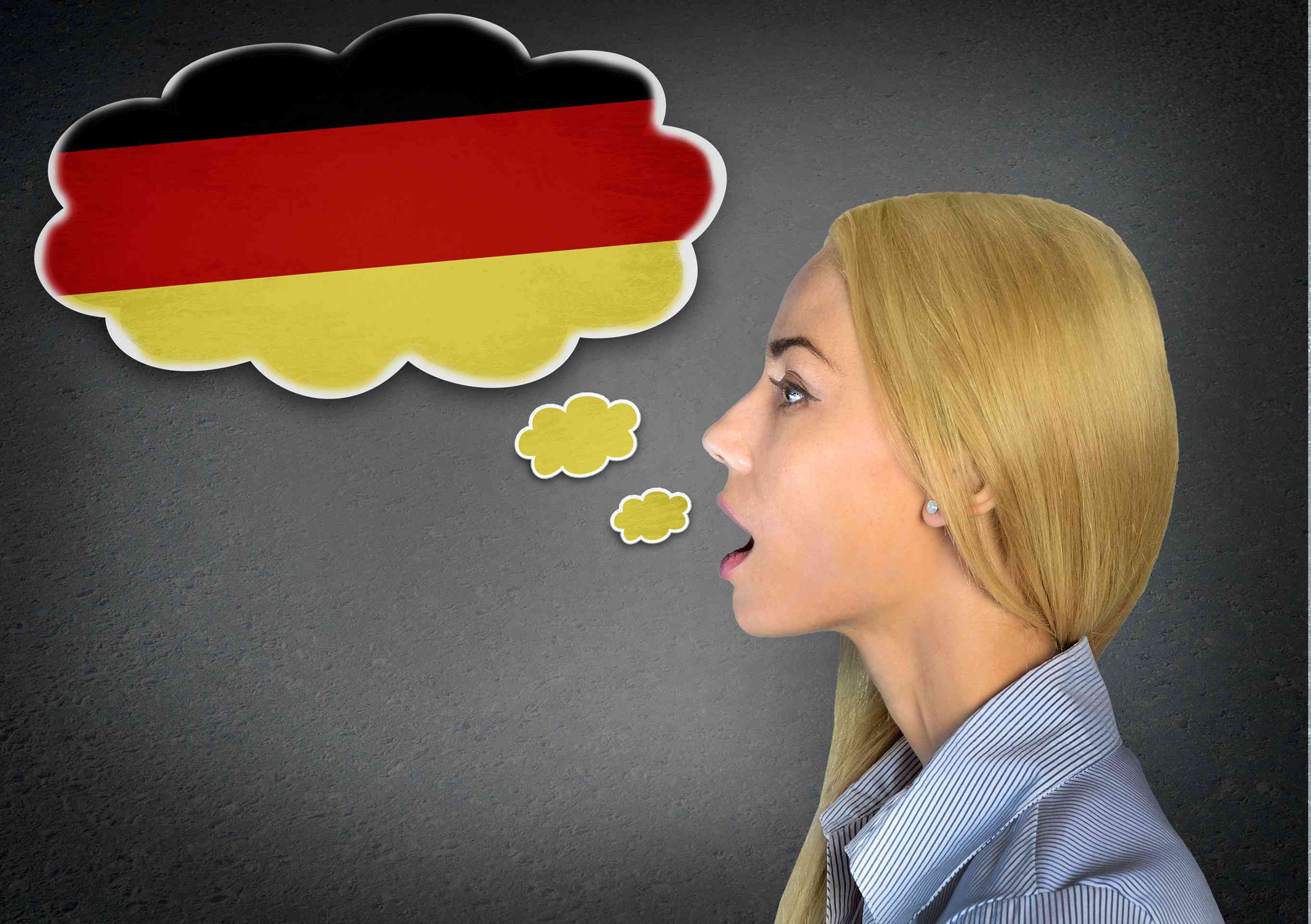 She speak german