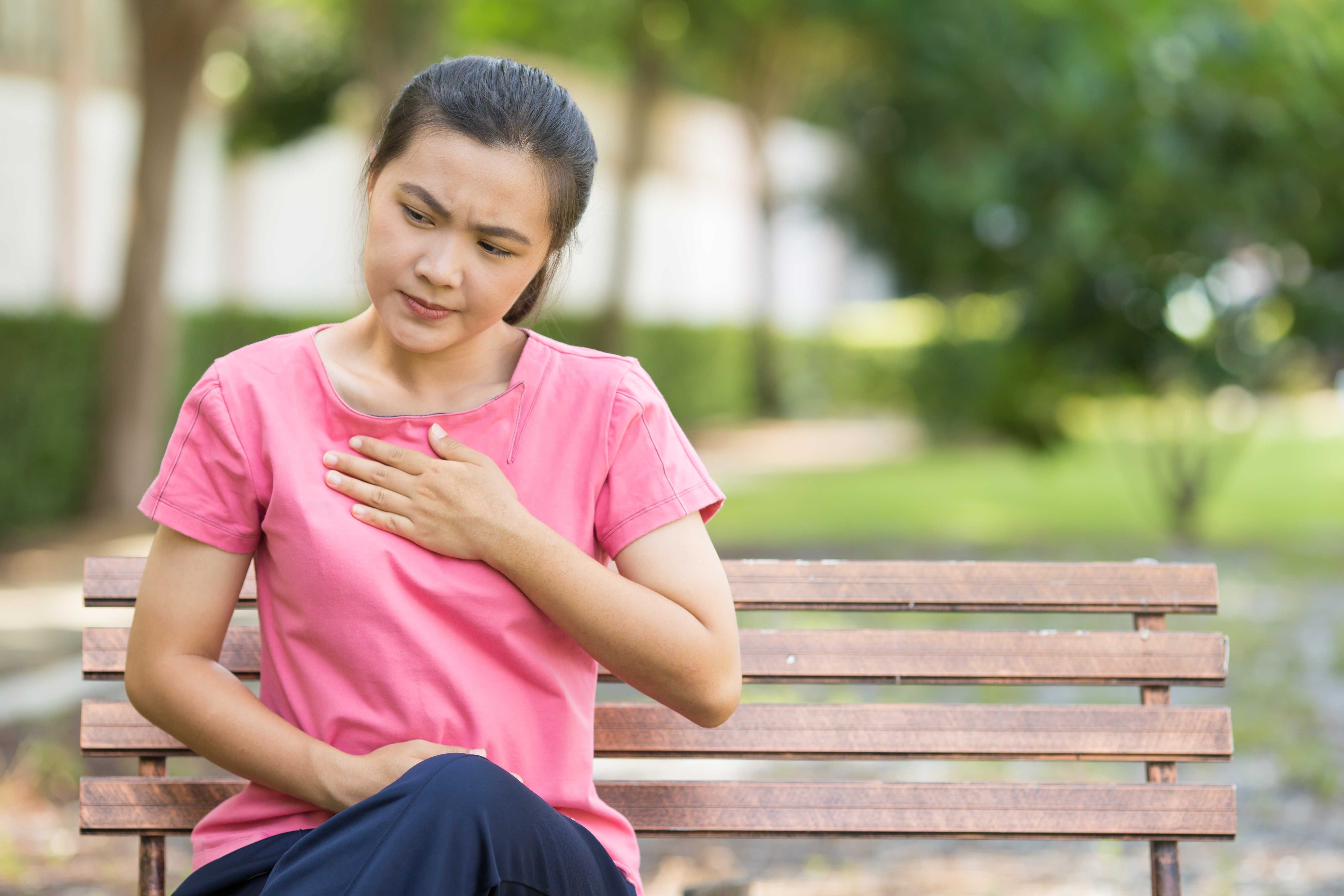 Woman with Chest Pain