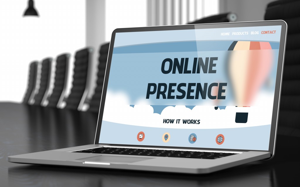 online presence concept