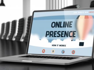 online presence tutorial on laptop