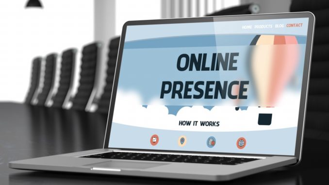 online presence tutorial on laptop