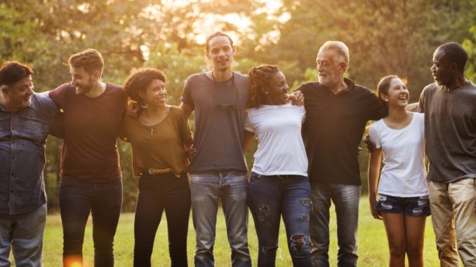 group of people from the community