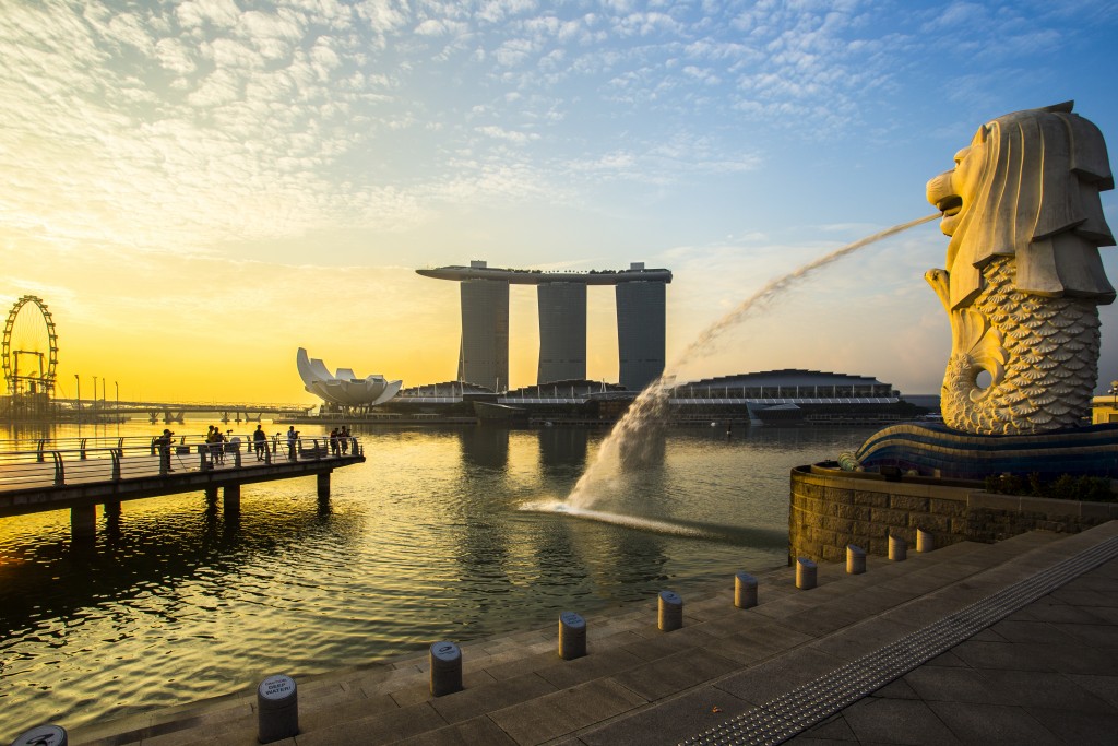 Singapore landmark Merlion