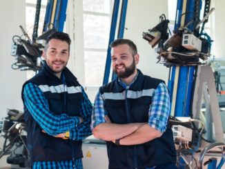 men working in a manufacturing industry