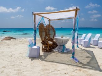 Wedding ceremony on the beach