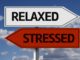 relaxed and stressed signs